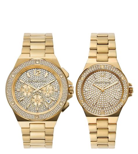 michael kors bracelet and watch set|Michael Kors couple watch.